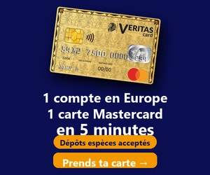 Offre Veritas Card : compte et carte Mastercard